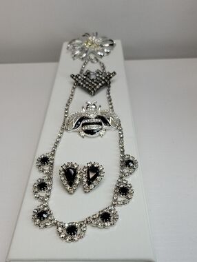 Black and Silver Jewelry Bundle